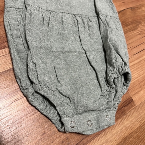 Rylee + Cru Amelia Seafoam Linen Bubble 2-3 - Picture 4 of 4